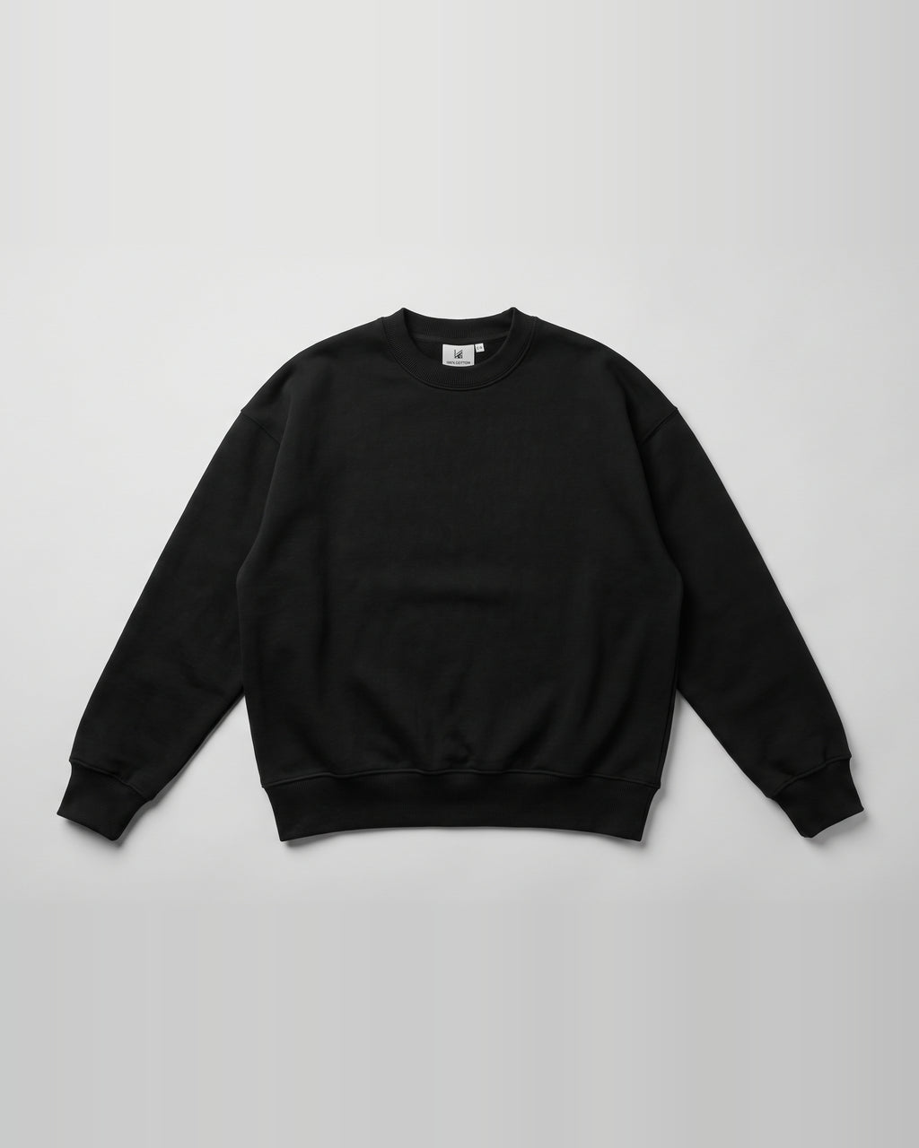 Black Over Sized Sweatshirt with Medusa OG Print