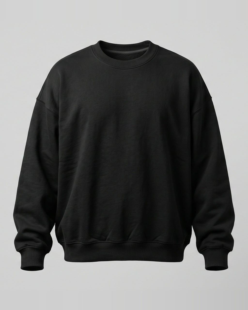 Black Over Sized Sweatshirt with Eyes Wide Shut Back Print