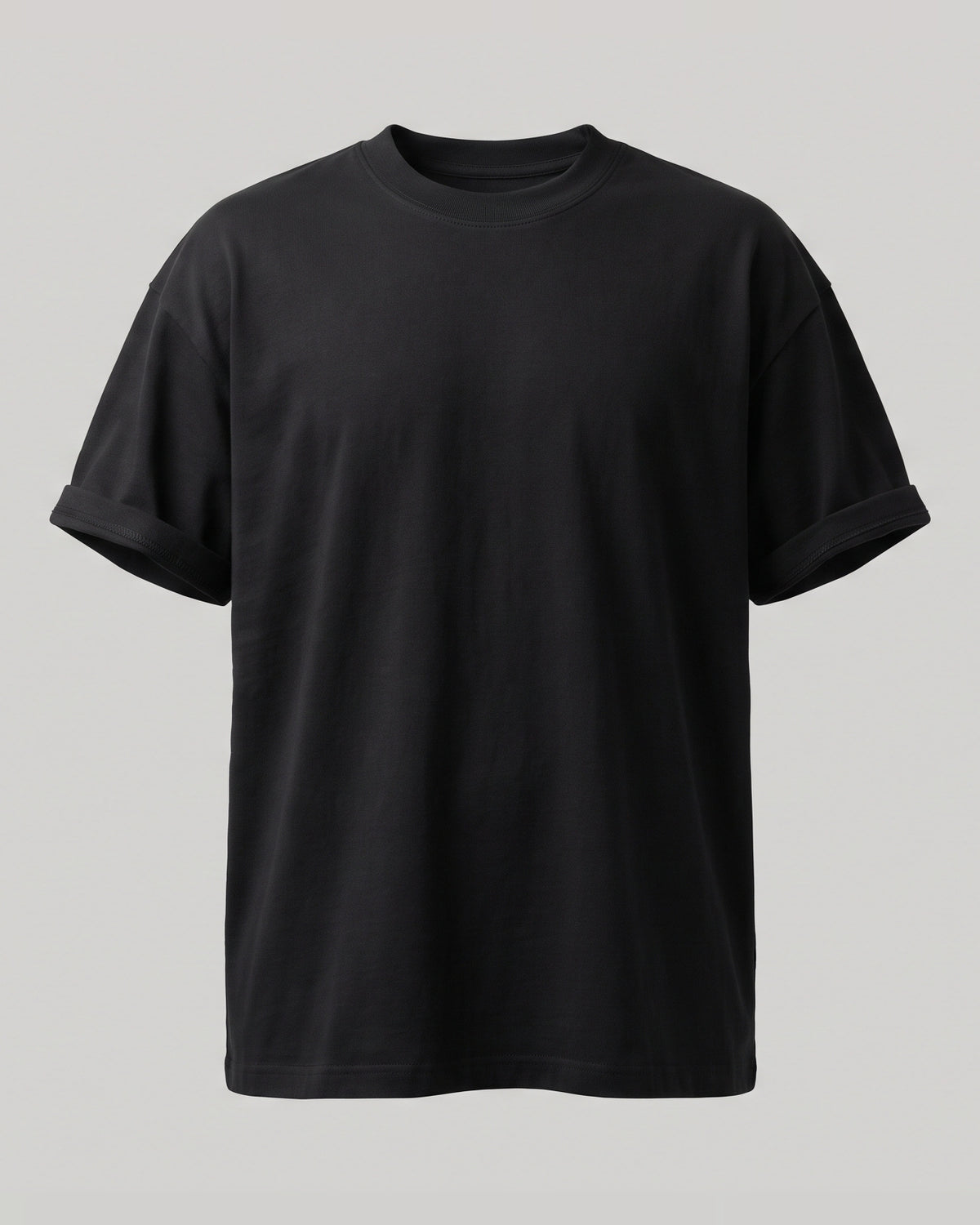 Black Over Sized T-Shirt with Medusa GG Print