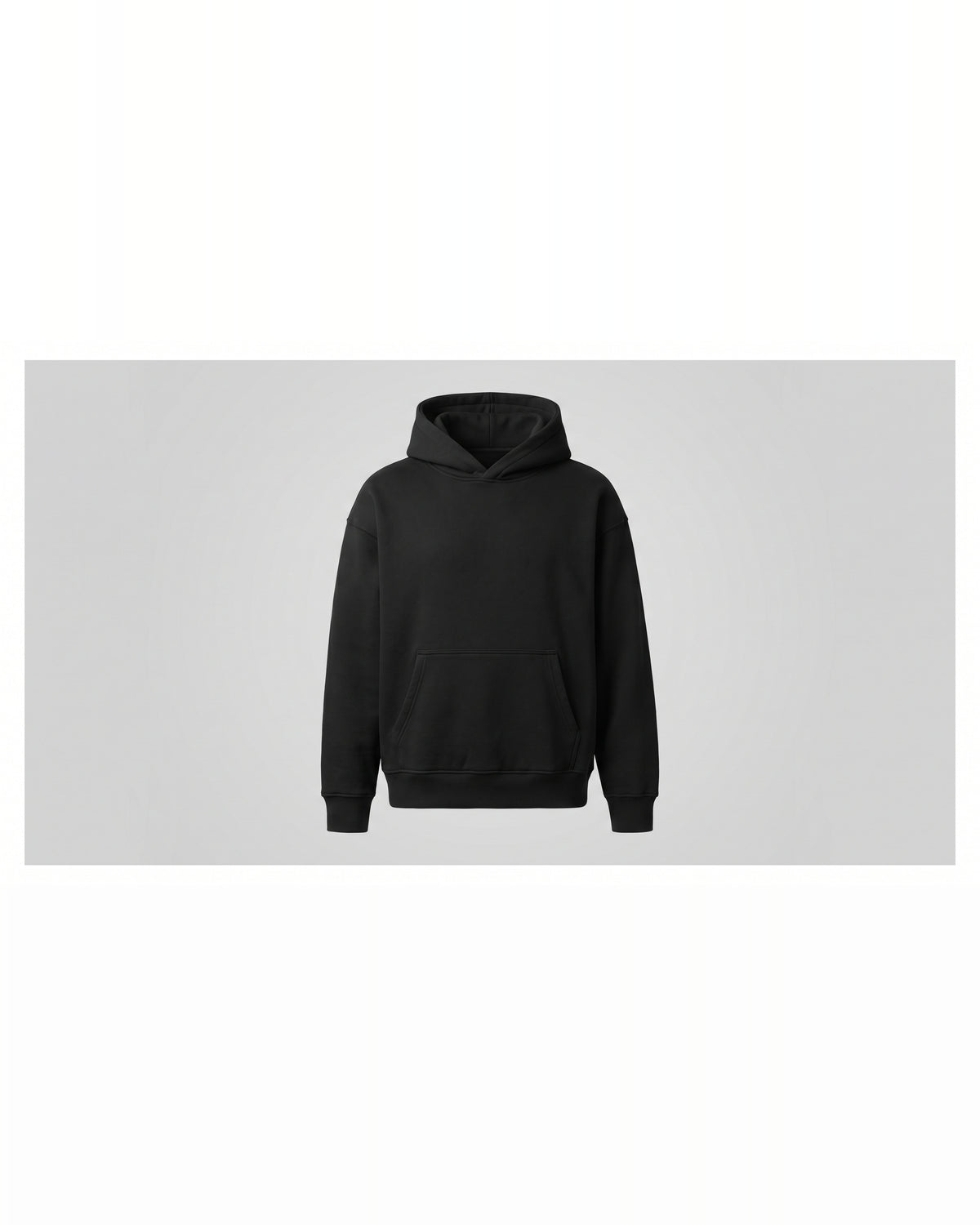Black Over Sized Hoodie with Medusa GG Print