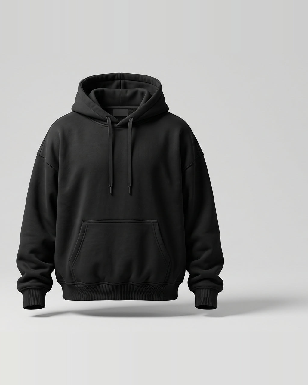 Black Over Sized Hoodie with Eyes Wide Shut Back Print