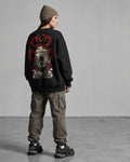 Black Over Sized Sweatshirt with Medusa OG Print